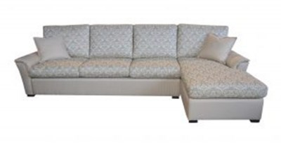 Connie Leather with Fabric Sectional
